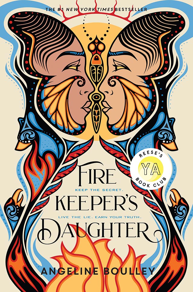 Angeline Boulley's book cover "Firekeepers Daughter" 